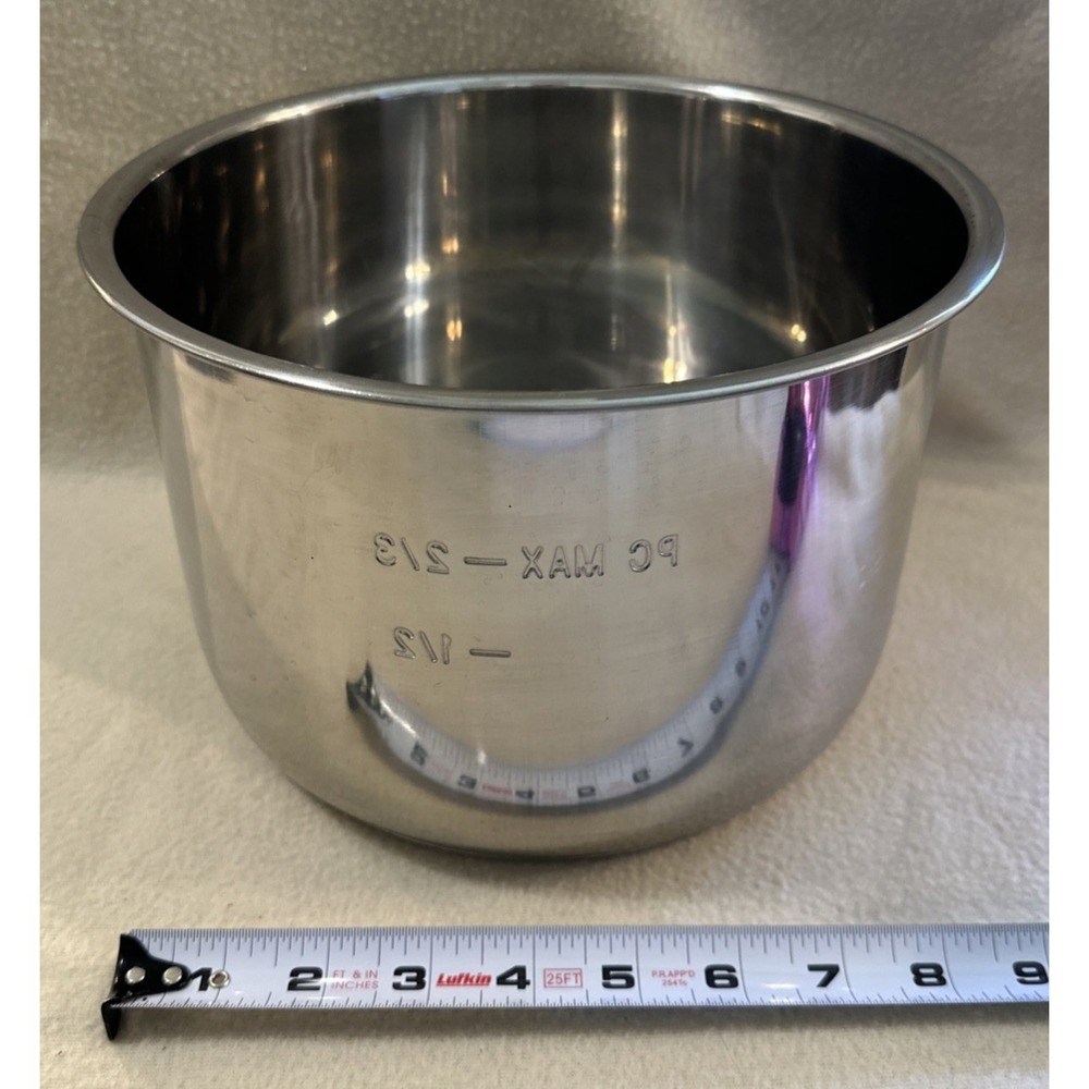 INSTANT POT IP-DUO60 V3 6QT Pressure Cooker Bowl Inner Pot Replacement Stainless